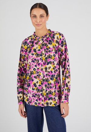 Blouse - rose tachiste