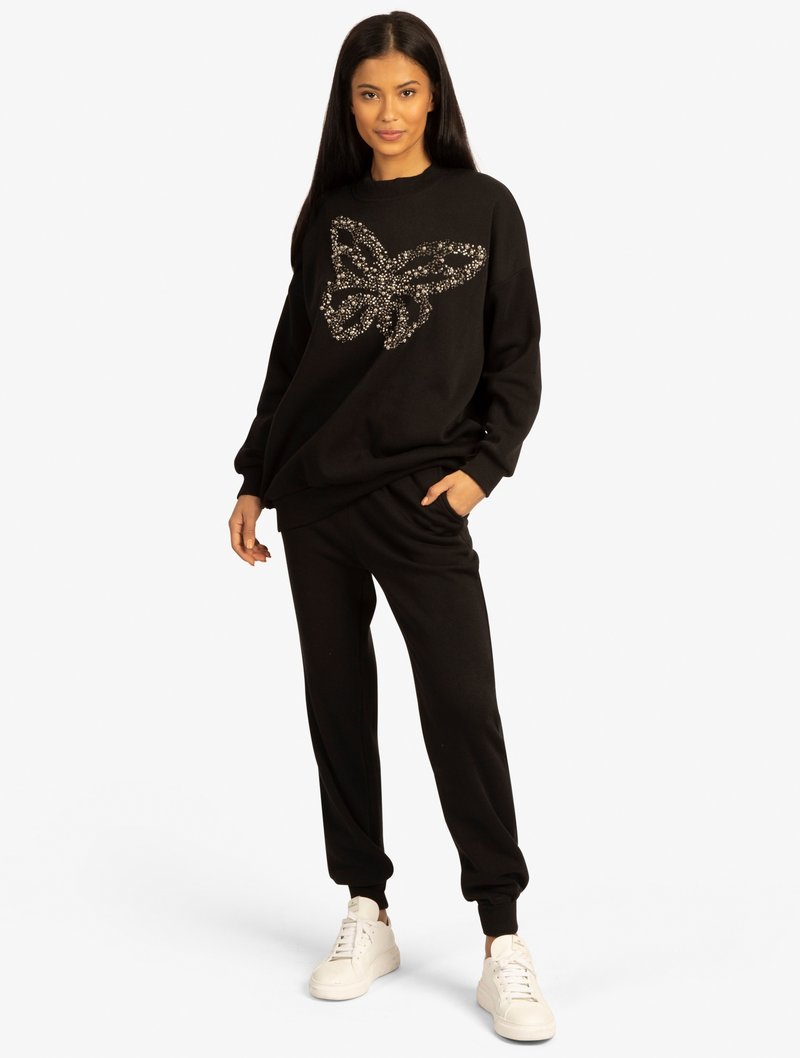Damen Sweatshirts | Apart Sweatshirt schwarz - EY15596 Damen Sweatshirts | Apart Sweatshirt schwarz - EY15596