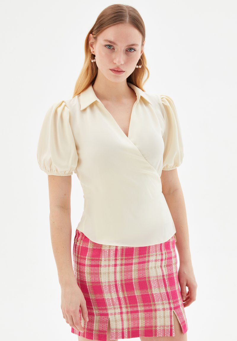 adL BALLOON SLEEVE Blouse vanilla/offwhite Zalando.de