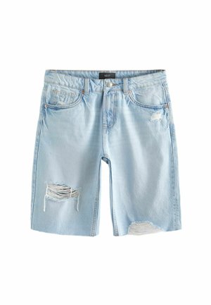 Next RIPPED BERMUDA - REGULAR FIT - Shorts di jeans - bleach