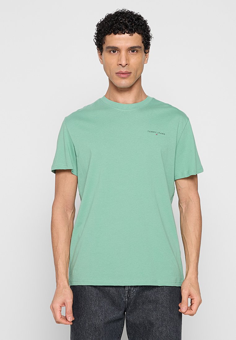 Tommy Jeans T-shirt basic groen Tommy Jeans T-shirt basic groen