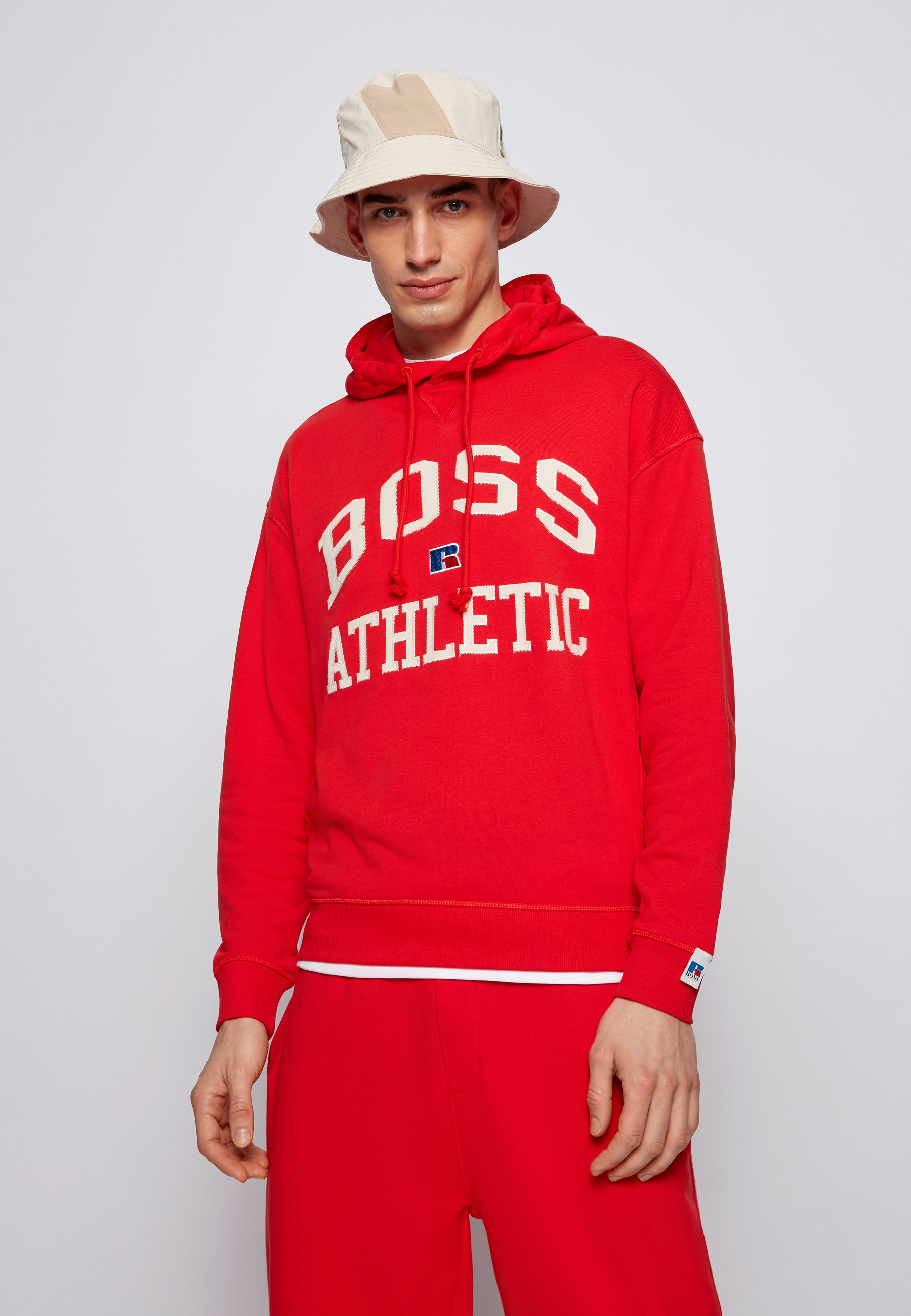 red boss hoodie