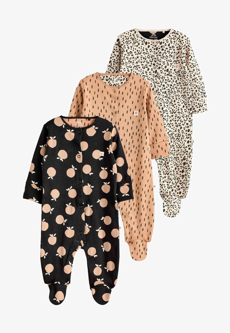 Pack De 3 Pijamas Pelele Para Bebé NEXT - Algodón, Cierre Cremallera Y Botones