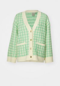 YASLIVIANA CARDIGAN - Cardigan - bright green/birch