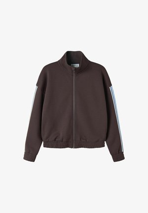 Name it, CARDIGAN SWEAT - Sweatjacke - chocolate plum