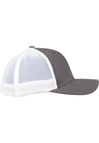 Flexfit TRUCKER 2-TONE - Pet - darkgrey/white