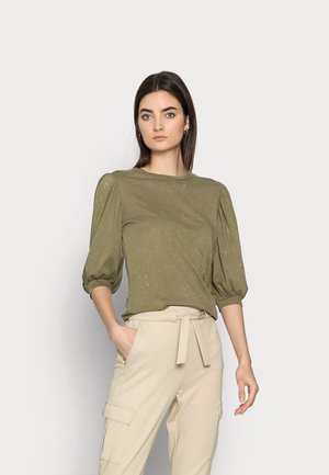 ONLLUCILLA LIFE - T-shirt con stampa - khaki