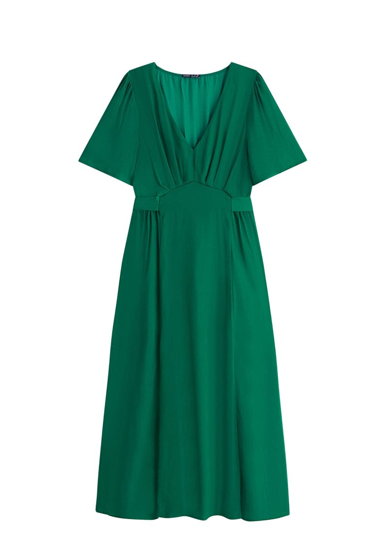 OYSHO Maxi-jurk donkergroen OYSHO Maxi-jurk donkergroen