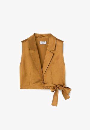 Motivi, TOP CON COLLETTO - Camicetta - giallo