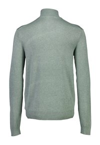 Lindbergh HALF ZIP - Maglione - jade green mel