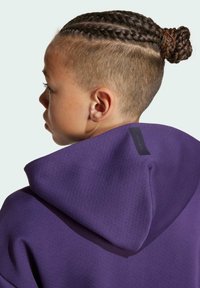 adidas Sportswear Majica s kapuljačom i patentnim zatvaračem - aurora plum/aurora black