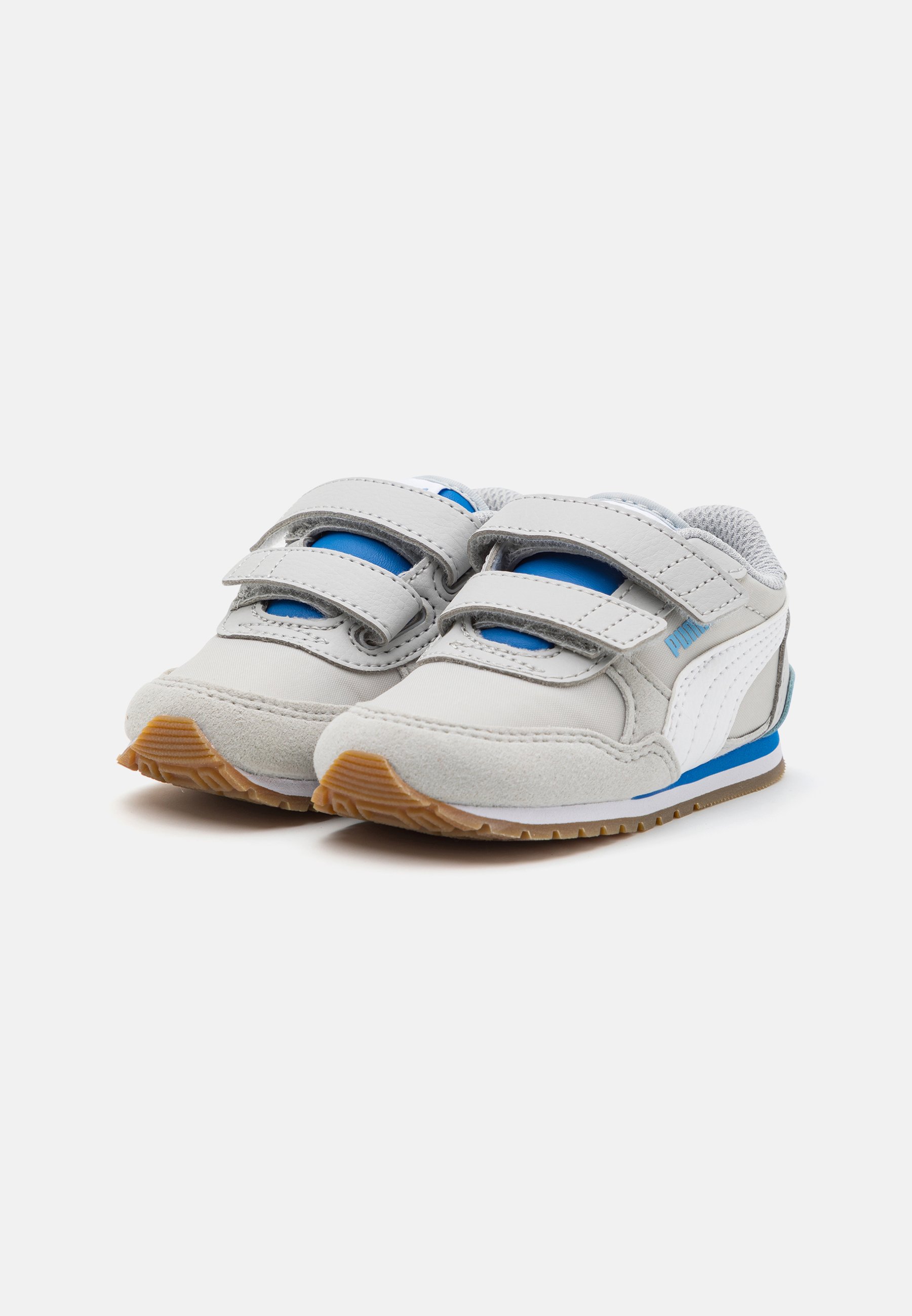 Puma ST RUNNER UNISEX - Sneakers laag - light grey/blue/lichtgrijs - Zalando .nl