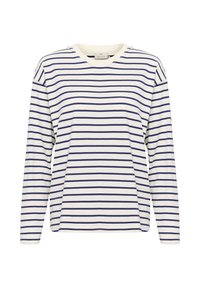 KAWINNI - Top s dlouhým rukávem - antique white   beacon blue