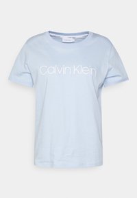 Calvin Klein CORE LOGO - T-shirt estampada - sweet blue
