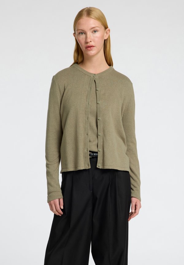 Strickjacke - vetiver