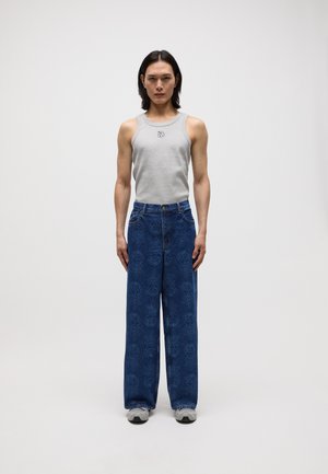 VIHKIRUUSU UNISEX - Loose Jeans - mid indigo