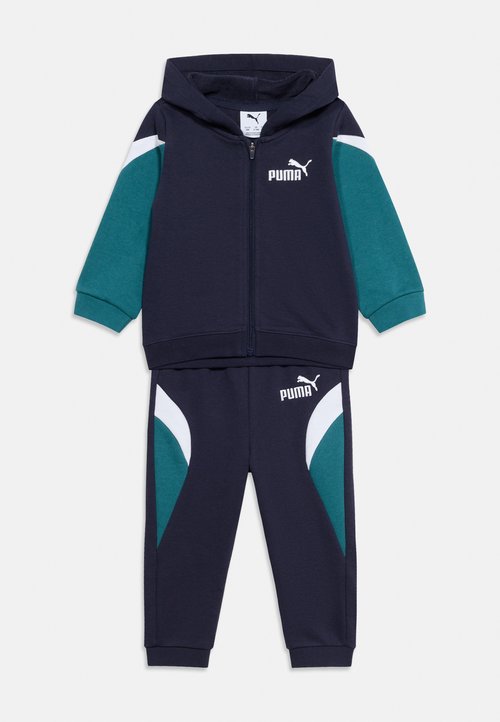 PUMA MINICATS BLOCK HOODED UNISEX SET - Tracksuit - new navy — foto 3