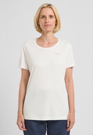 Jack Wolfskin, TECH T W - Sport T-Shirt - stark white