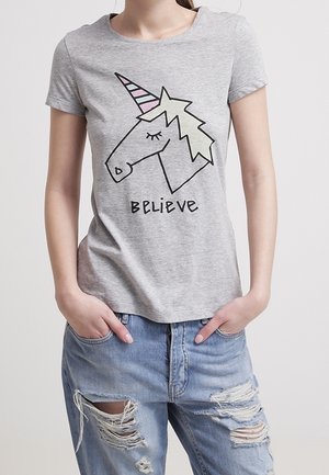 Even&Odd by Zalando T-shirt imprimé - mottled grey