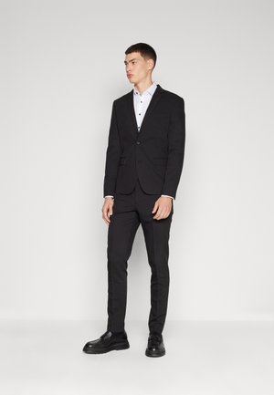 FINE STRETCH SUIT - Oblek - black