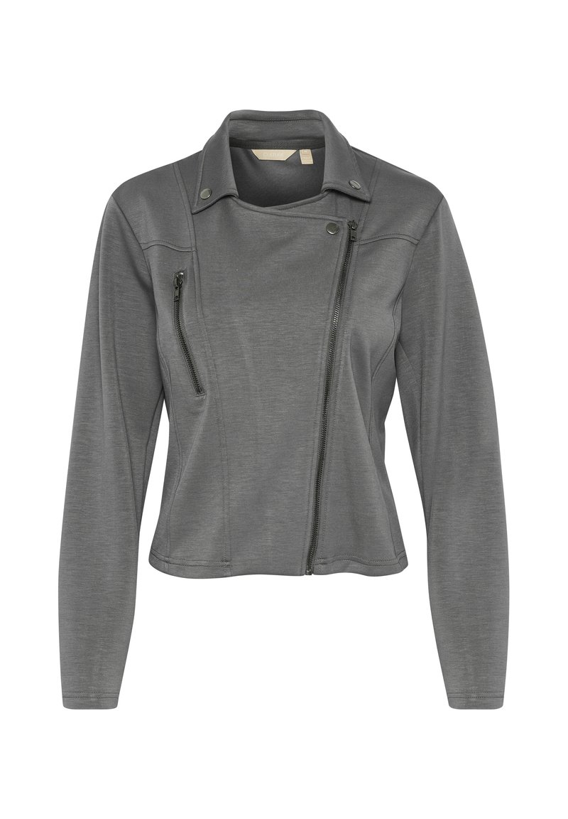 culture Imitatieleren jas grijs culture Imitatieleren jas grijs