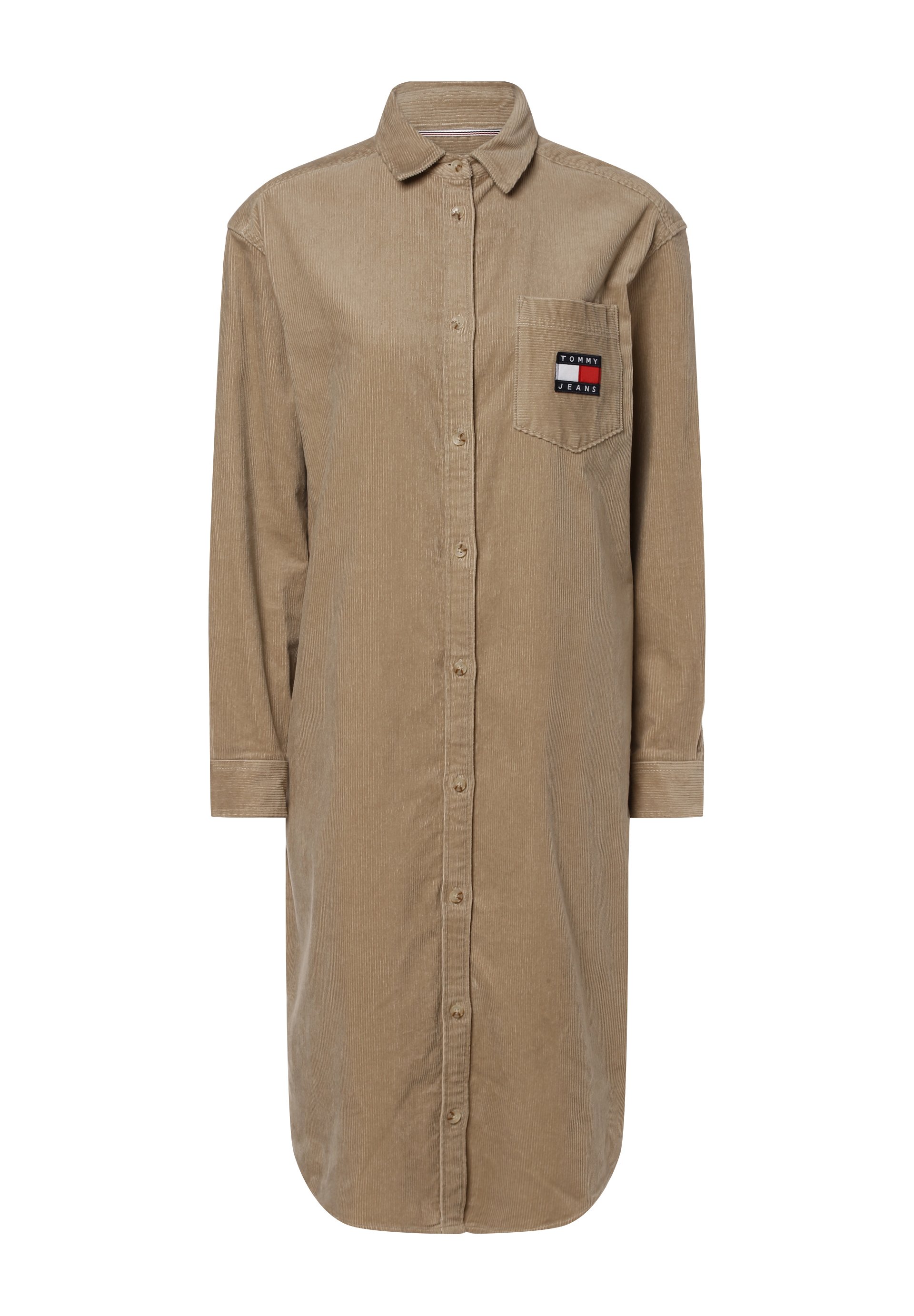 Tommy Jeans Blousejurk - beige/Beige - Zalando.nl