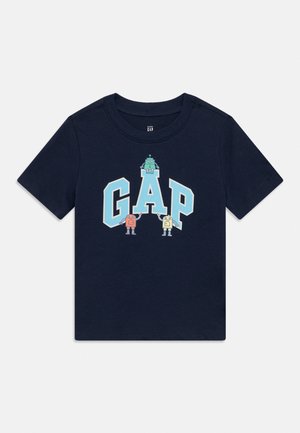 GAP LOGO PRINT TEE - Potiskana majica - tapestry navy