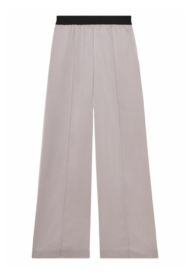 Reiss ELSIE WIDE LEG ELASTIC WAIST - Hlače - grey