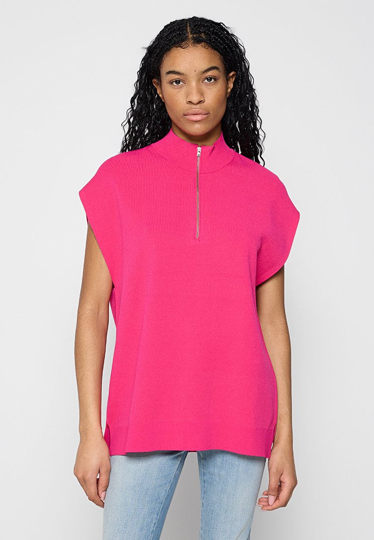 closed T-shirt basic donkerroze closed T-shirt basic donkerroze