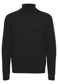 Solid Strickpullover - black