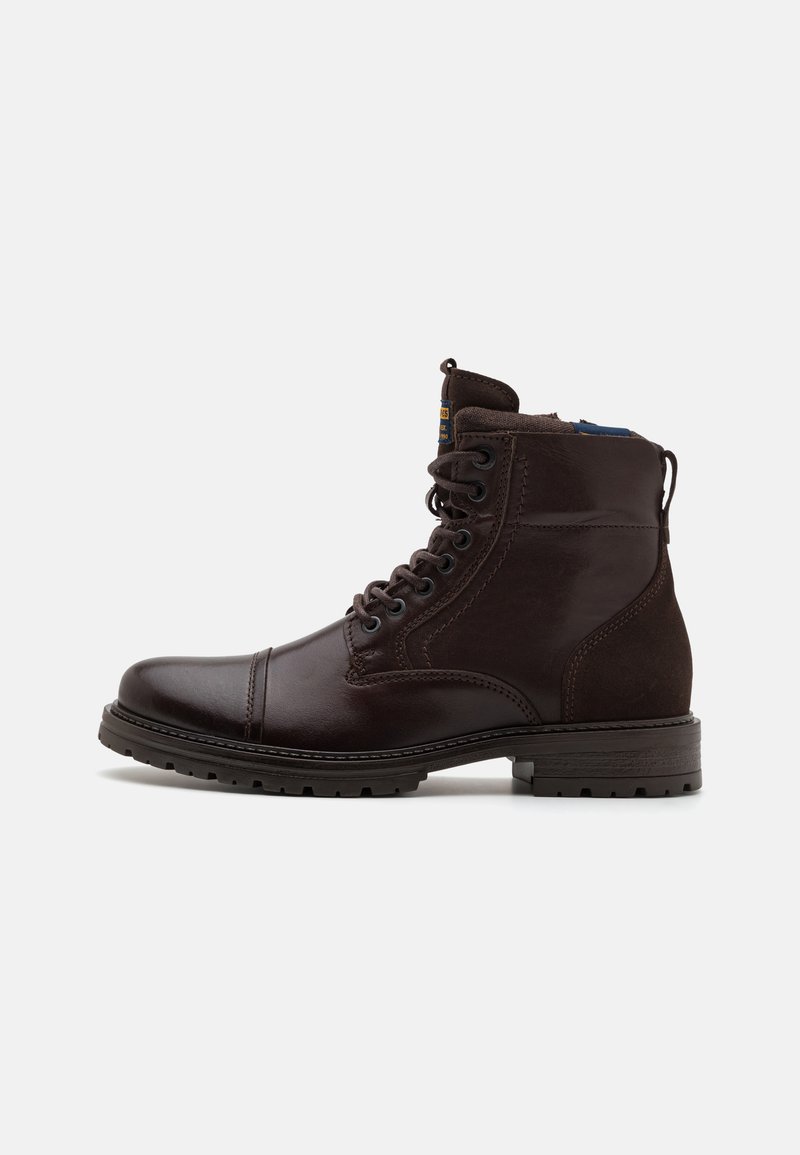 Jack & Jones JFWQUEENSWAY - Bottines à lacets - honey/jaune