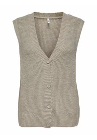 ONLJANE SL V-NECK BUTTON  - Smanicato - pure cashmere