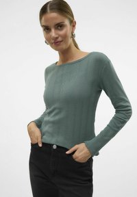 Vero Moda VMLISA  - Longsleeve - balsam green