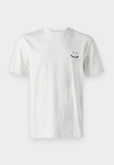 PS Paul Smith HAPPY REGULAR FIT - Lihtne T-särk - whites