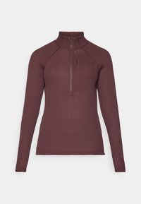 PACE FLOW HALF ZIP - T-shirt à manches longues - red illusion