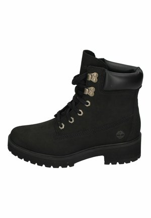 Enkellaarsjes met plateauzool - black