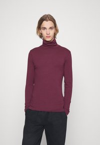 Pier One 2 PACK - Bluză cu mânecă lungă - bordeaux/dark blue