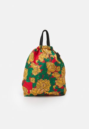 PEONIES DRAWSTRING BAG - Rucksack - red