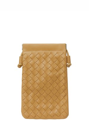 SHOULDER - Mobiltaske - dark beige