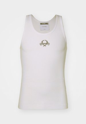 MOSCHINO LAUREL CROWN EMBLEM - Top - multi white