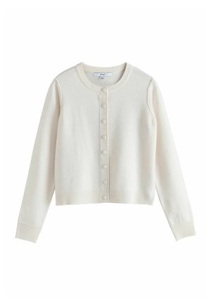 Next, TALL FIT - SUPERSOFT CREW NECK LONG SLEEVE CARDIGAN - Cardigan - ecru