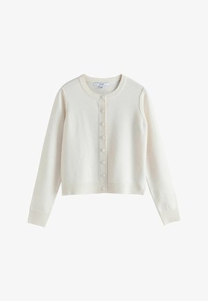 Next, TALL FIT - SUPERSOFT CREW NECK LONG SLEEVE CARDIGAN - Cardigan - ecru