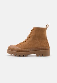 Even&Odd Botines con cordones - cognac