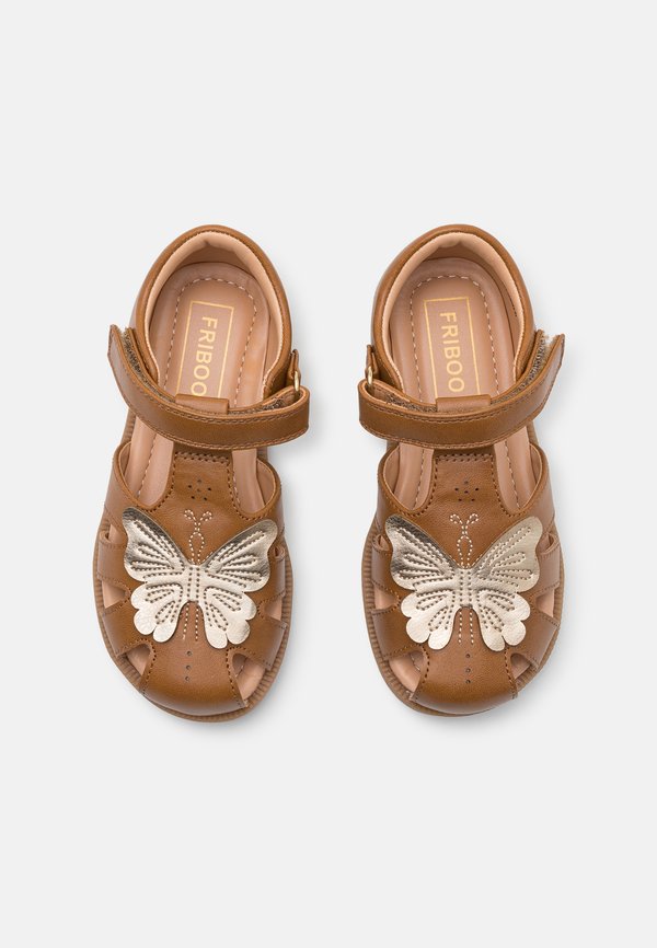 Riemensandalette - cognac