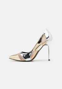 High heels - gold/silver