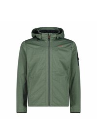 CMP MIT KAPUZE - Softshelljacke - salbei