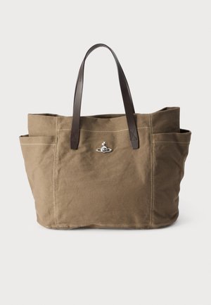 Vivienne Westwood HENRY MEDIUM TOTE UNISEX - Kandekott - khaki
