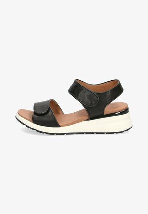 Caprice Wedge sandals - black nappa