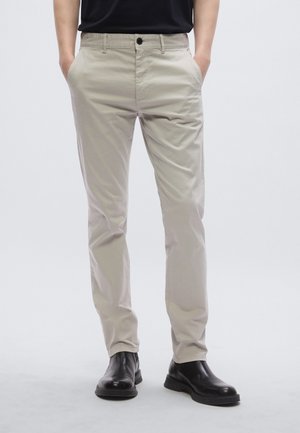 SLIM - Nohavice chinos - open grey