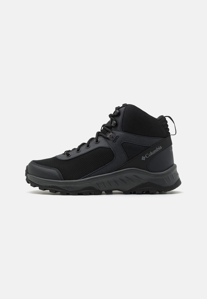 Columbia - TRAILSTORM ASCEND MID WP - Hiking shoes - black/dark grey, Enlarge